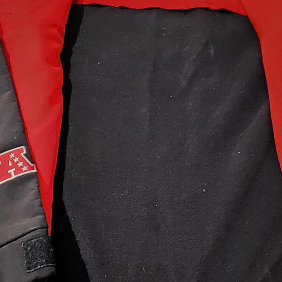 VINTAGE Mens NFL Chiefs Jacket Black // Size Large - Picture 9 of 14